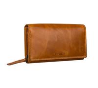 STILORD 'Chloe' Vintage Leather Purse Women Large with RFID Protection Wallet Womens Genuine Leather with Card Slots, Zip and Gift Box, Colour:Perugia - Brown