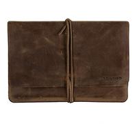 STILORD 'Collin' Vintage Leather Tablet Case Universal for 9.7-10.1 inch Tablets Cover Portfolio Sophisticated Vintage Design Genuine Leather, Colour:Middle Brown
