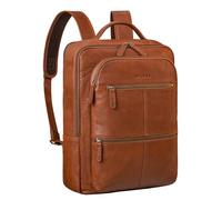 STILORD 'Coryo' 17 inch Laptop Backpack Leather | Large & Stylish | Business Backpack for Men and Women | Large Backpack for Work | Made of Genuine Leather, Colour:maraska - brown