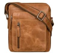 STILORD 'Dain' Small Leather Messenger Bag for Men - Vintage Crossbody Shoulder Satchel - Genuine Soft Leather Side Bag, Colour:perugia - brown