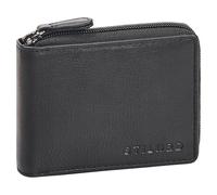 STILORD 'Ernie' Mens Leather Wallet with Credit Card Holder - Small Ladies Purse Wallet Genuine Leather Minimalist Bifold Wallet Big Coin Purse Slim Wallet RFID Blocker, Colour:Black