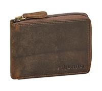 STILORD 'Ernie' Mens Leather Wallet with Credit Card Holder - Small Ladies Purse Wallet Genuine Leather Minimalist Bifold Wallet Big Coin Purse Slim Wallet RFID Blocker, Colour:Kreta - Brown