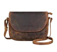 STILORD 'Esther' Ladies Handbag Shoulder Bag Leather Vintage Women's Bag Classic Evening Party Bag Genuine Leather, Colour:kreta - brown