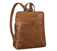 STILORD "Heidi" Elegant Leather Backpack Retro Women's Vintage City Daypack Small Genuine Leather Rucksack Colour:Tropica - Brown