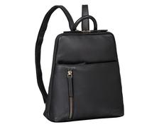 STILORD 'Holly' Small Leather Backpack for Women Vintage Daypack Shoulder Bag Crossbody Bag Purse City Rucksack for Tablets Travel Bag Genuine Leather, Colour:black