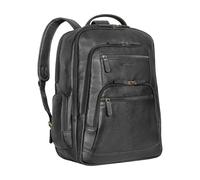 STILORD 'Igor' Leather Backpack Large Men and Women Laptop Backpack 18 Inches Business Backpack Travel Leather Teachers Bag, Colour:Black