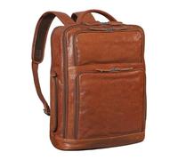 STILORD "Jayden" Men's Leather Business Backpack - Large Vintage Laptop Daypack with 15-17 Inch Laptop Compartment - A4 Size - Trolley Sleeve - Office, University, Travel Colour:maraska - Brown