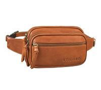 STILORD 'Juno' Leather Belt Bag for Women Elegant Vintage Design Bum Bag for Women Smartphone Fanny Pack Bumbag Travel Safe Festival Belt Bag, Colour:Texas - Brown