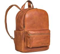 STILORD "Karolina Leather Backpack Ladies Sporty with Tablet Compartment 10.1 Inch Backpack Leisure Backpack Handbag Vintage Daypack for City Shopping Leather Colour:texas - brown