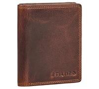 STILORD "Knox Large Real Leather Wallets for Men with Coin Pocket - RFID Card Holder with Many Compartments Trifold Wallet Mens Coin Purse Genuine Leather with Gift Box Colour:Kara - Cognac