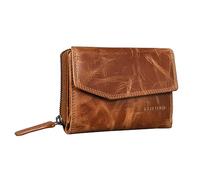 STILORD 'Lark' Small Ladie's Purse with Card Holder Coin Purse Women's Wallet Travel Purse Card Case Genuine Leather, Colour:Perugia - Brown