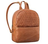 STILORD 'Lavinia' Daypack Ladies Leather Backpack Small Leather Rucksack Vintage Handbag City Daypack for Going Out Shopping Pack S Genuine Leather, Colour:rustico - brown
