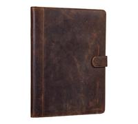 STILORD "Lennoxus" Porfolio Leather Conference Folder A4 Vintage Business Ma Document Folder for 12,9 inch iPads Genuine Vintage Leather Colour:Sepia - Brown