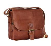 STILORD 'Lucian' Small Vintage Leather Shoulder Bag for Women Men Cross Body Bag for 10.1 Inches Tablet Ipad Hand Bag in genuine Leather, Colour:Cognac-Brown