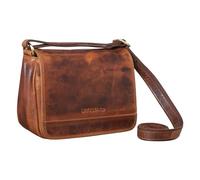 STILORD "Malou" Vintage Leather Handbag for Ladies Elegant Shoulder Bag Small Women's Purse Classic Crossbody Bag Evening Bag Party Bag Genuine Leather Colour:Kara - Cognac