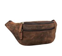 STILORD 'Marian' Belt Bag Leather Vintage for Women and Men Small Waist Bag bumbag for Festival Journey Party Concert in Genuine Leather, Colour:Colorado - Brown