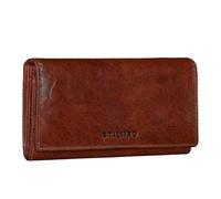 STILORD "Marquesa Women’s Leather Wallet RFID Protection - Large Vintage Purse with NFC Blocker, Many Compartments, Genuine Leather Gift Box Colour:Brandy - Brown