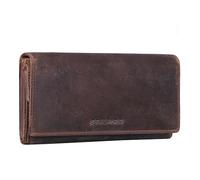 STILORD "Marquesa Women’s Leather Wallet RFID Protection - Large Vintage Purse with NFC Blocker, Many Compartments, Genuine Leather Gift Box Colour:Granada - Brown