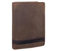 STILORD 'Matthis' RFID Blocking Leather Wallet Mens Vintage Wallet with Coin Purse Elegamt Purse Credit Card Holder with RFID Blocker Genuine Leather, Colour:Middle Brown