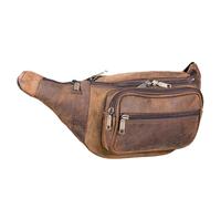STILORD "Maverick" Leather Fanny Pack Shoulder Bag Camera Bag Mobile Phone Travel Festival Trekking Ladies Men Soft Leather Colour:Colorado - Brown