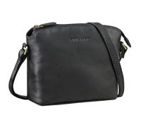 STILORD "Melinda Classic Leather Cross Body Bag Women Small Handbag Elegant Ladies Shoulder Bag Vintage Satchel Bag Women Saddle Bag Genuine Leather Colour:black