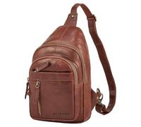 STILORD "Montego 2-In-1 Mens Leather Sling Bag Crossbody Backpack Genuine Leather Chest Bag Men Large Over Shoulder Bags With Anti Theft For Travel Outdoor Everyday Colour:maraska - brown