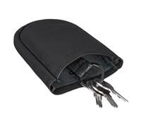 STILORD 'Monty' Key Case Leather with Key Ring and Key Fob Vintage Key Pouch Large for Women and Men Holder in Genuine Leather, Colour:Black