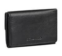 STILORD "Olive Stylish Ladies Purse Medium Genuine Leather - Elegant NFC & RFID Wallet for Women - Trifold Wallet with Many Compartments & Coin Pouch in Gift Box Colour:Black