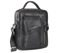 STILORD 'Otis' Men's Leather Messenger Shoulder Bag Cross in Genuine Leather