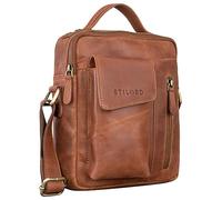 STILORD "Otis" Shoulder Bag Men's Leather Small Shoulder Bag Men's Messenger Bag Men's Shoulder Bag Cross Bag Messenger Bags Genuine Leather Colour:Andorra - Brown
