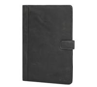 STILORD "Raymond" Clipboard A4 Leather Folder Genuine Leather Document Holder Conference Folders Portfolio Business Writing Case Document Organizer with Magnetic Closure Colour:Anthracite