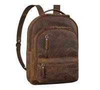STILORD "Remy" Leather Rucksack Bag for Men Backpack Vintage Business Bag City Backpack Daypack DIN A4 Folder for 13.3" MacBook in Genuine Leather Colour:vinto - Brown