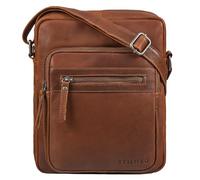 STILORD "Ringo" Leather Shoulder Bag Men's Vintage Crossbody Bag Retro with Many compartments Genuine Leather Bag Colour:sila - Brown