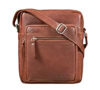 STILORD "Ringo" Leather Shoulder Bag Men's Vintage Crossbody Bag Retro with Many compartments Genuine Leather Bag Colour:maraska - Brown