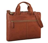 STILORD 'Ross' Leather Laptop Case 14 Inch Slim Vintage Laptop Bags for Men and Women Shoulder Bag for Laptop Work Travel Business Bag, Colour:maraska - Brown