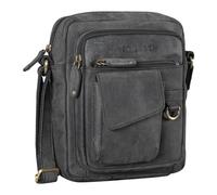 STILORD 'Ryan' Crossbody Bag for Men Leather | Small Vintage Messenger Bag for 9.7 Inch iPad | Genuine Leather Shoulder Bag, Colour:avaro - Grey