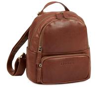STILORD "Sue" Leather Backpack for Women - Small Elegant Ladies Backpack - Mini Daypack for City, Travel and Leisure - Anti-Theft Genuine Leather Rucksack Bag Woman Colour:maraska - Brown