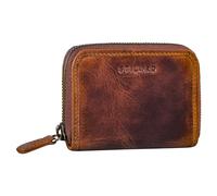 STILORD 'Vanja' Leather Key Case Vintage Key Pouch Mini Card Holder with RFID Protection Small Wallet Pocket Organiser in Genuine Leather, Colour:Kara - Cognac