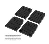 Stilt Sole Anti-Slip Foot Pads for Drywall, 4 Pieces Drywall Stilts Replacement Part Kits, Construction Tripod Pad with Screw,for Plastering Painting Wiring Street Performance Work