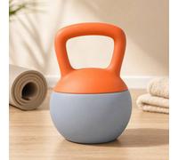 STILVORA 10 kg Kettlebell with Non-Slip Handle in Grey STILVORA Grey
