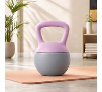 STILVORA 10 kg Kettlebell with Non-Slip Handle in Grey STILVORA Grey