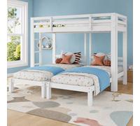 STILVORA Bed Frame 3ft Single with storage White | Size: Junior STILVORA White Junior