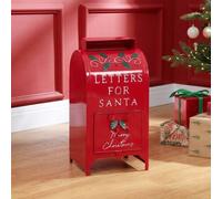 STILVORA Christmas Postbox with Lockable Door in Red STILVORA Red