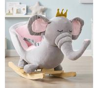 STILVORA Elephant Rocking Horse with Sound in Grey STILVORA Grey