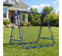 STILVORA Football Rebounder Net with Adjustable Angles Blue STILVORA Blue