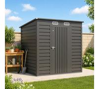 STILVORA Garden Shed with Double Doors in Grey STILVORA Grey
