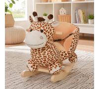 STILVORA Giraffe Rocking Toy with 32 Nursery Rhymes in Yellow STILVORA Yellow