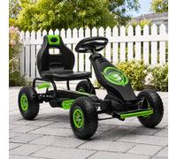 STILVORA Kids Go Kart with Adjustable Seat in Green STILVORA Green