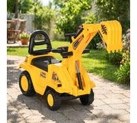 STILVORA Kids Ride-On Tractor with Digger Bucket & Storage in Yellow STILVORA Yellow