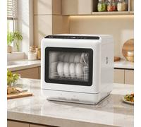 STILVORA Tabletop Dishwasher 6L Five-Mode White STILVORA White